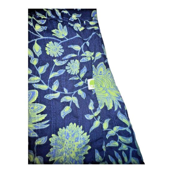 Healing Hands V Neck Cotton Scrub Top 2 Pocket Blue Green Women's S Nursing Vet - Picture 6 of 6